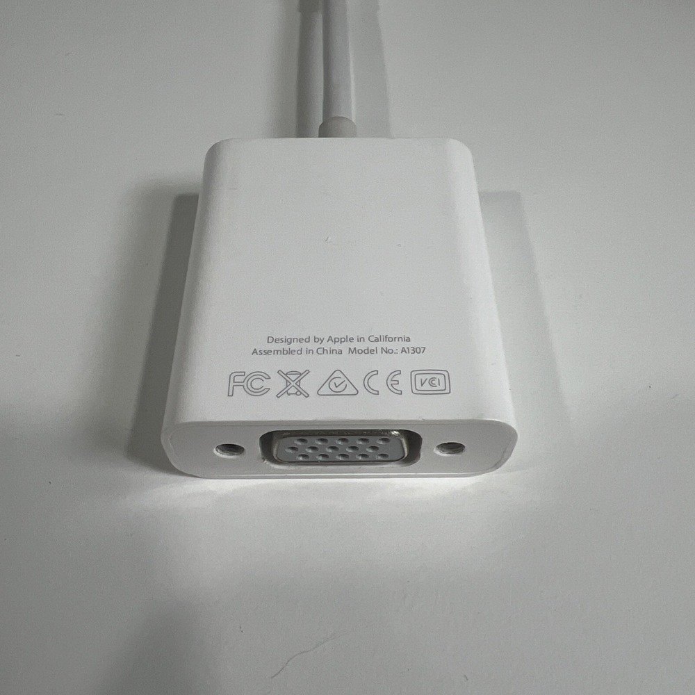 Apple Mini DisplayPort to VGA Adapter White Model A1307
